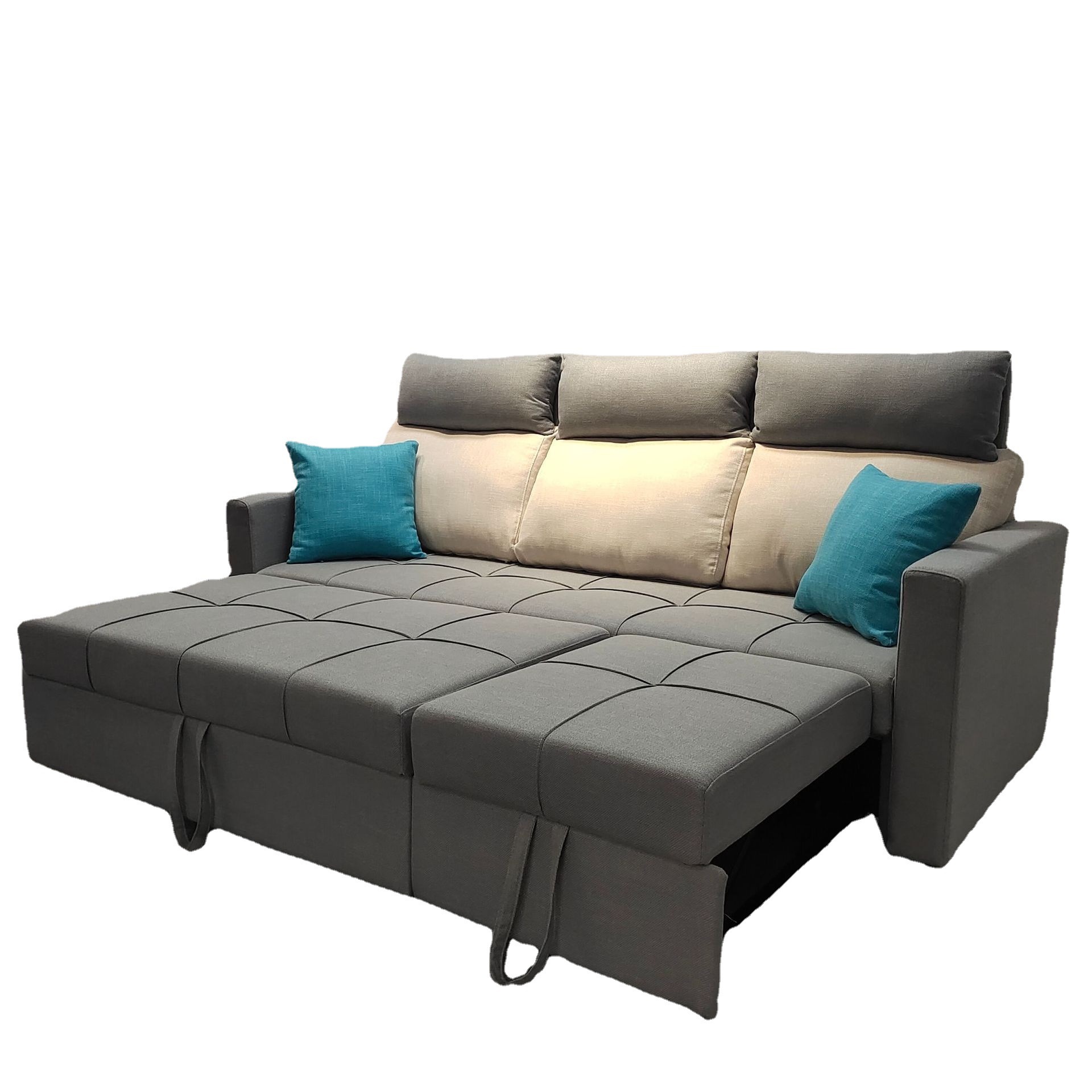 Sofá multifuncional pequeño tipo de casa sala de estar apartamento retráctil sofá cama desmontable estilo moderno minimalista