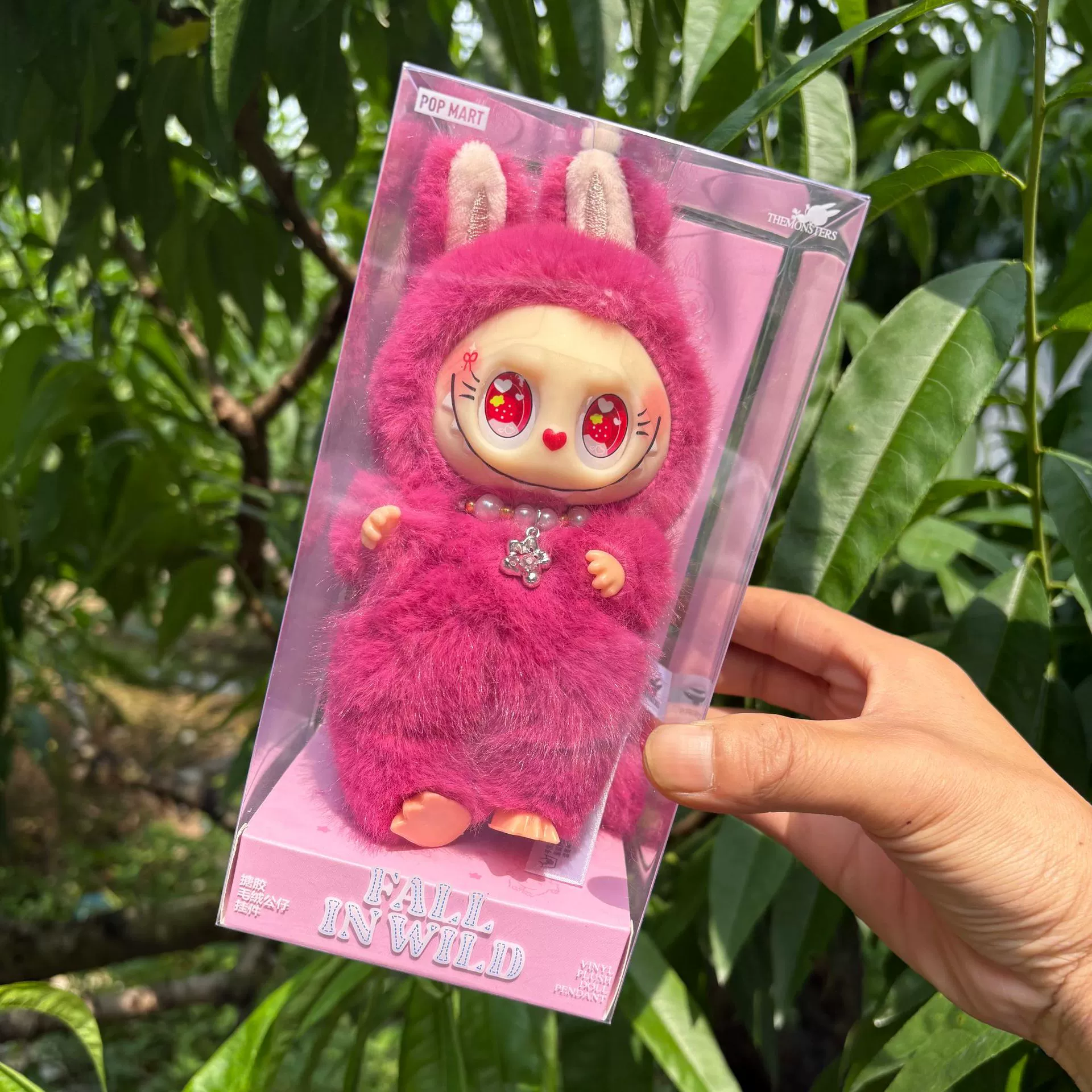 Мягкая игрушка-украшение для лица Spot Pop Mart Labubu Labubu от Macaron Generation