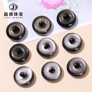 24mm��Ȼ�y��ʯƽ���۵���耳׿�diy���Ʒ����ʯ����F؛���l