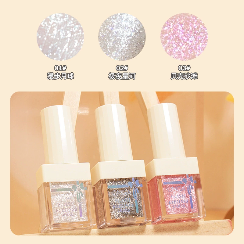 Eye shadow, nail sequins, brightening highlighter