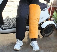 Dealing with minor defects, cold-proof knee pads, thickened electric vehicle waterproof knee pads, men's motorcycle warm leg pads, old cold legs