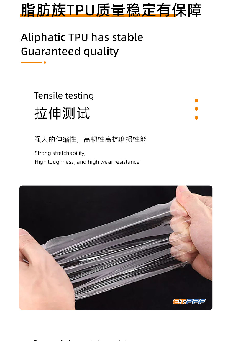Headlight TPU Film Clear Protective Self-Healing Scratch-Resistant Taillight Tint Film
