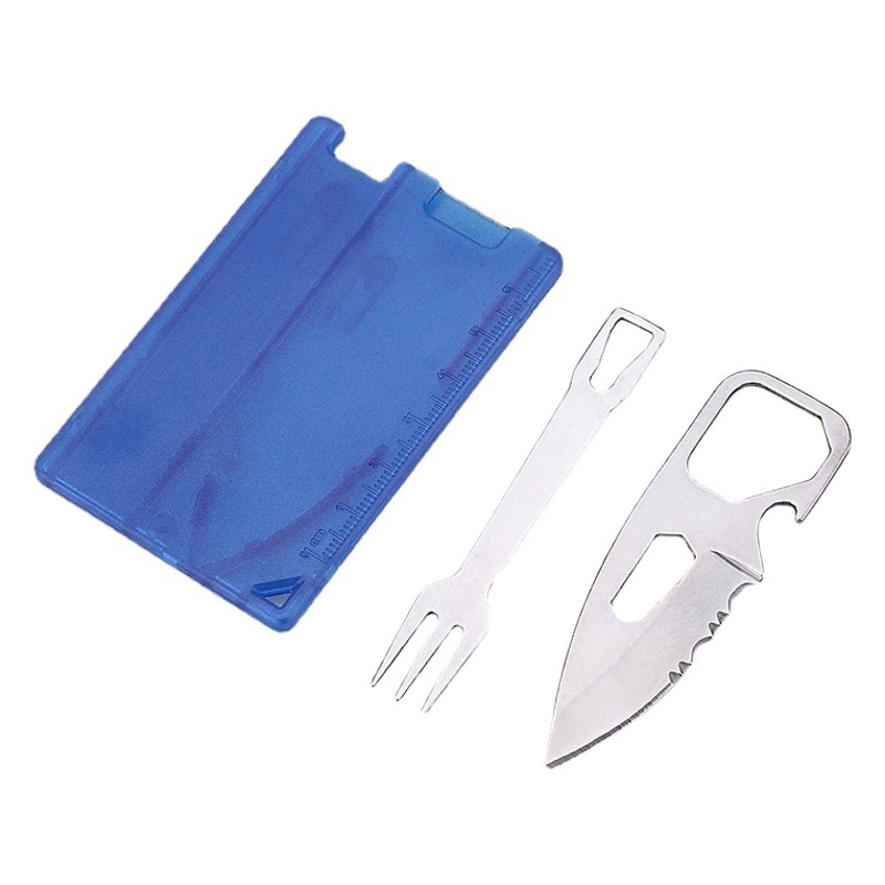 Открытый Портативный Обеденный нож из нержавеющей стали многофункциональный инструмент для выживания карта кемпинг мини нож для стейка костюм в наличии оптом