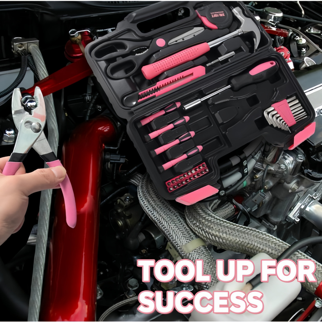 In-stock, exclusively for cross-border e-commerce: 39-piece household hardware tool set, carbon steel combination set, manual tool box