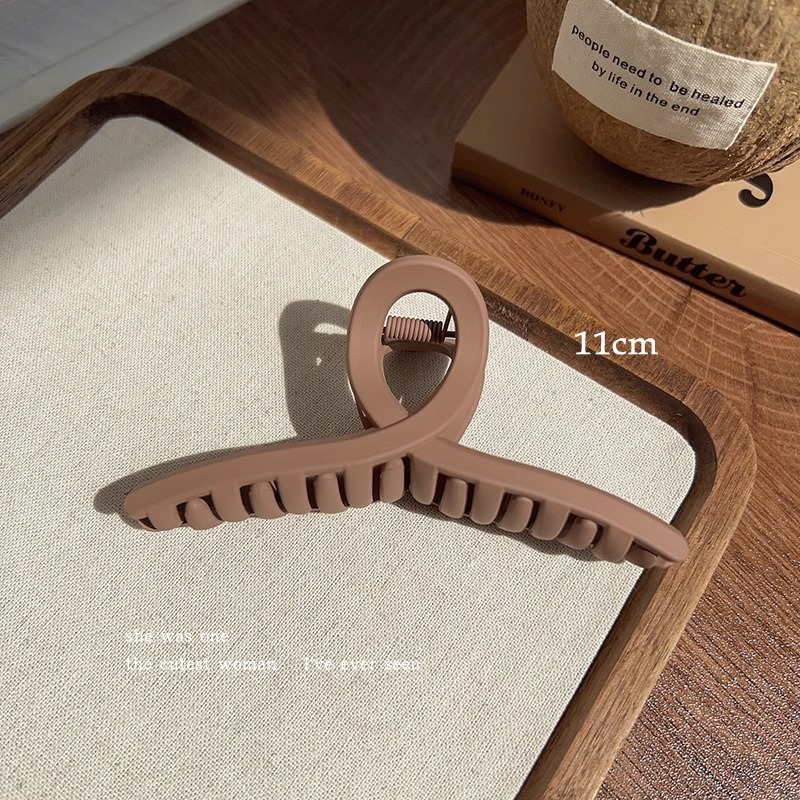 Clip de agarre de verano de gran tamaño, horquilla para el cabello en la parte posterior de la cabeza, gran cantidad de cabello femenino, tocado de clip de tiburón 2024 nueva horquilla