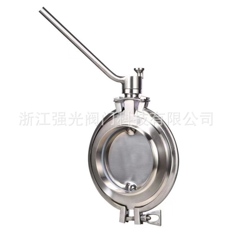 卫生级快拆粉体蝶阀，不锈钢快拆粉体蝶阀，快开式粉体蝶阀