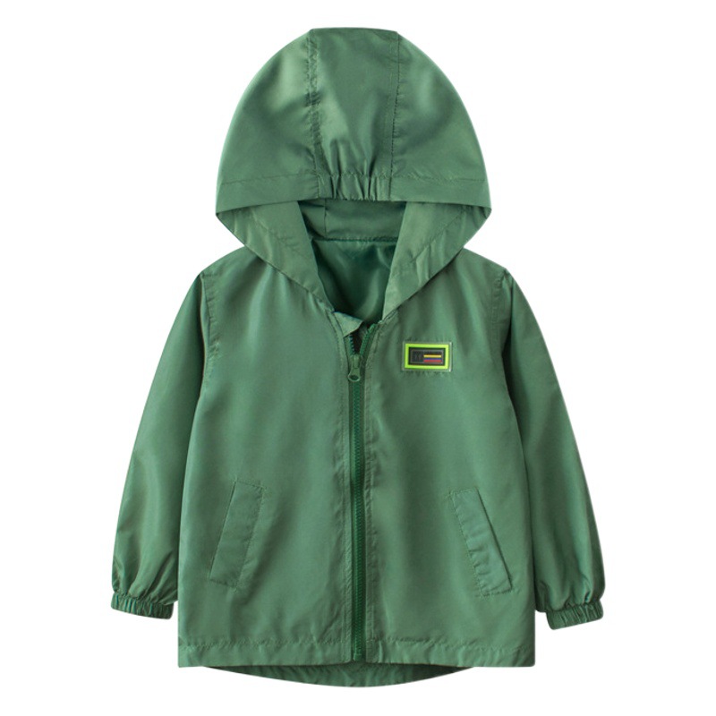 27kids niños chaqueta de primavera 2025 nueva chaqueta delgada para niños medianos y grandes ropa infantil con capucha envío directo