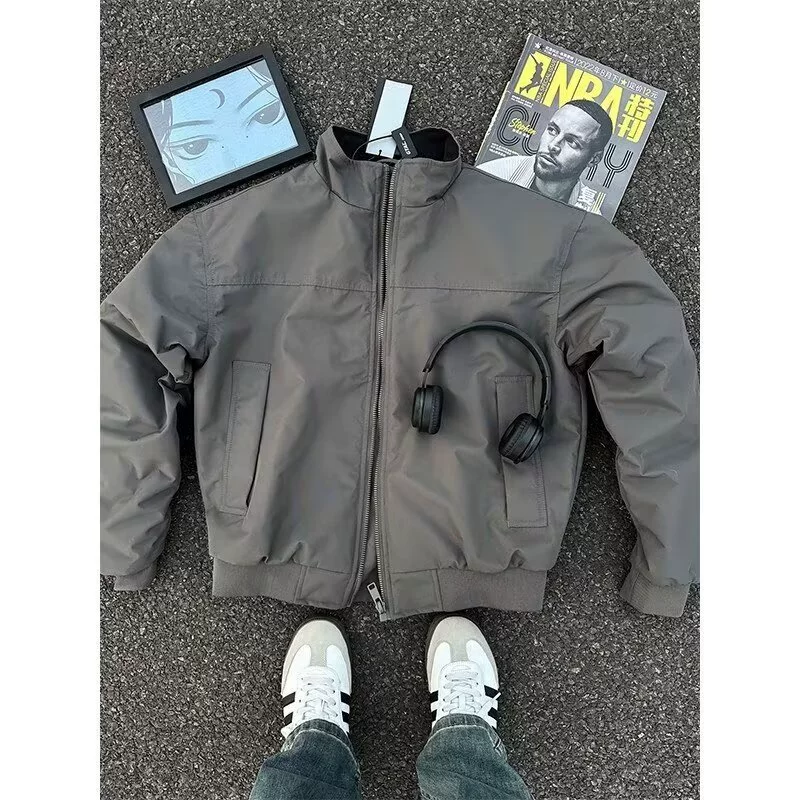 Новый китайский мужской и женский свободный и теплый короткий пуховик с утиным пухом 90% Jackie Chan, спортивный AYMU305