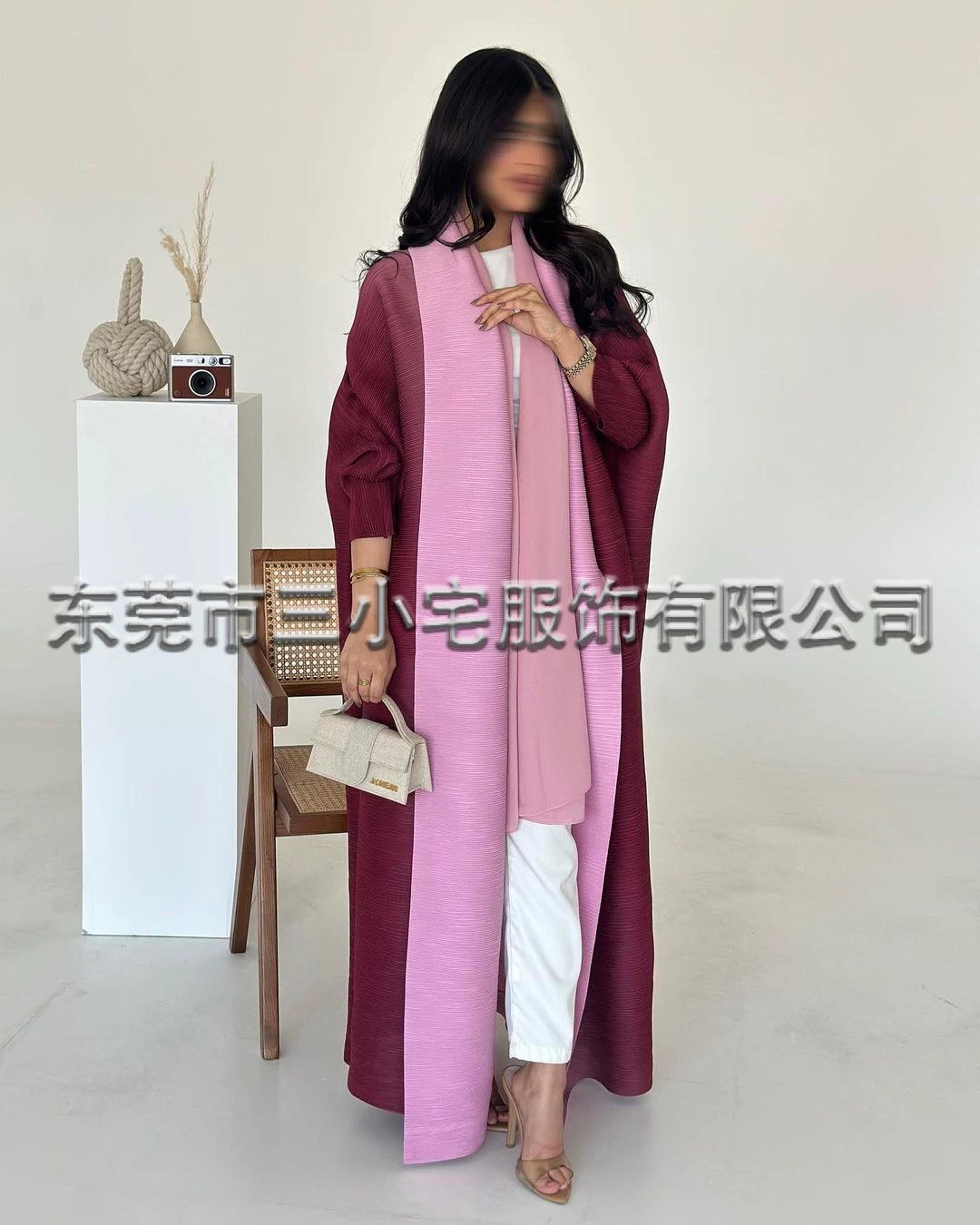 Платье абая Miyake, складчатый женский длинный кардиган, стиль Дубай, легкий элегантный наряд ближневосточного стиля