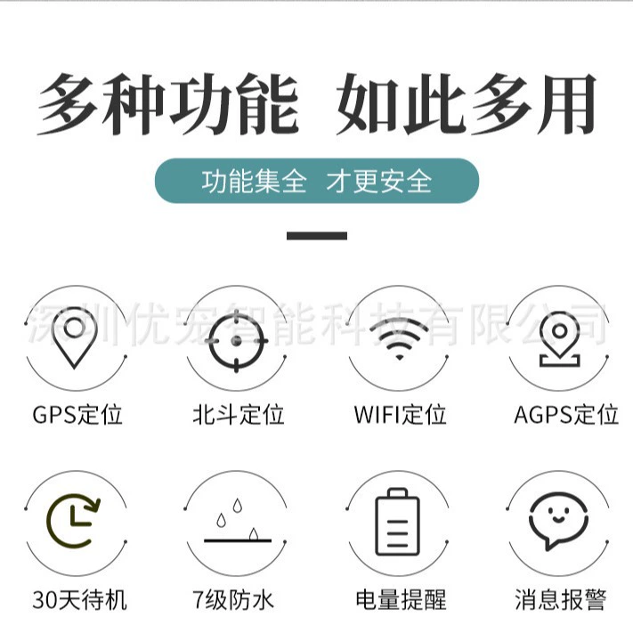 GPS-трекер для питомцев TUYA, 4G водонепроницаемый ошейник, лёгкий 28 г, длительное время ожидания
