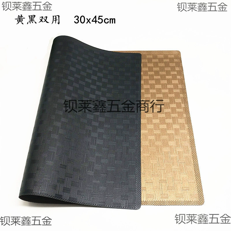 Wenwan tablecloth live room jade display cloth to see the jewelry black and white two -sided PU leather photo background batch of pads