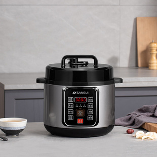 Japanese Sansui Electric Pressure Cooker for Home Use, Multifunctional Smart Reservation Non-Stick Pot for Cooking Rice and Stewing Soup