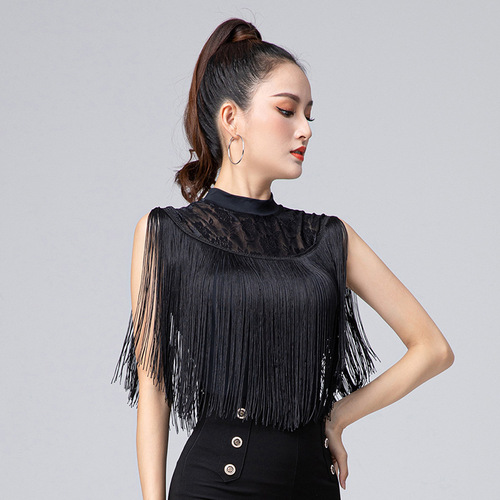 Liu Fang's same style body suit with matching body shape etiquette mesh tassel tassel gold same style body suit Liu Fang's body suit shape