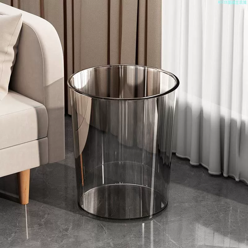 Multifunctional creative acrylic garbage can, increased thickness