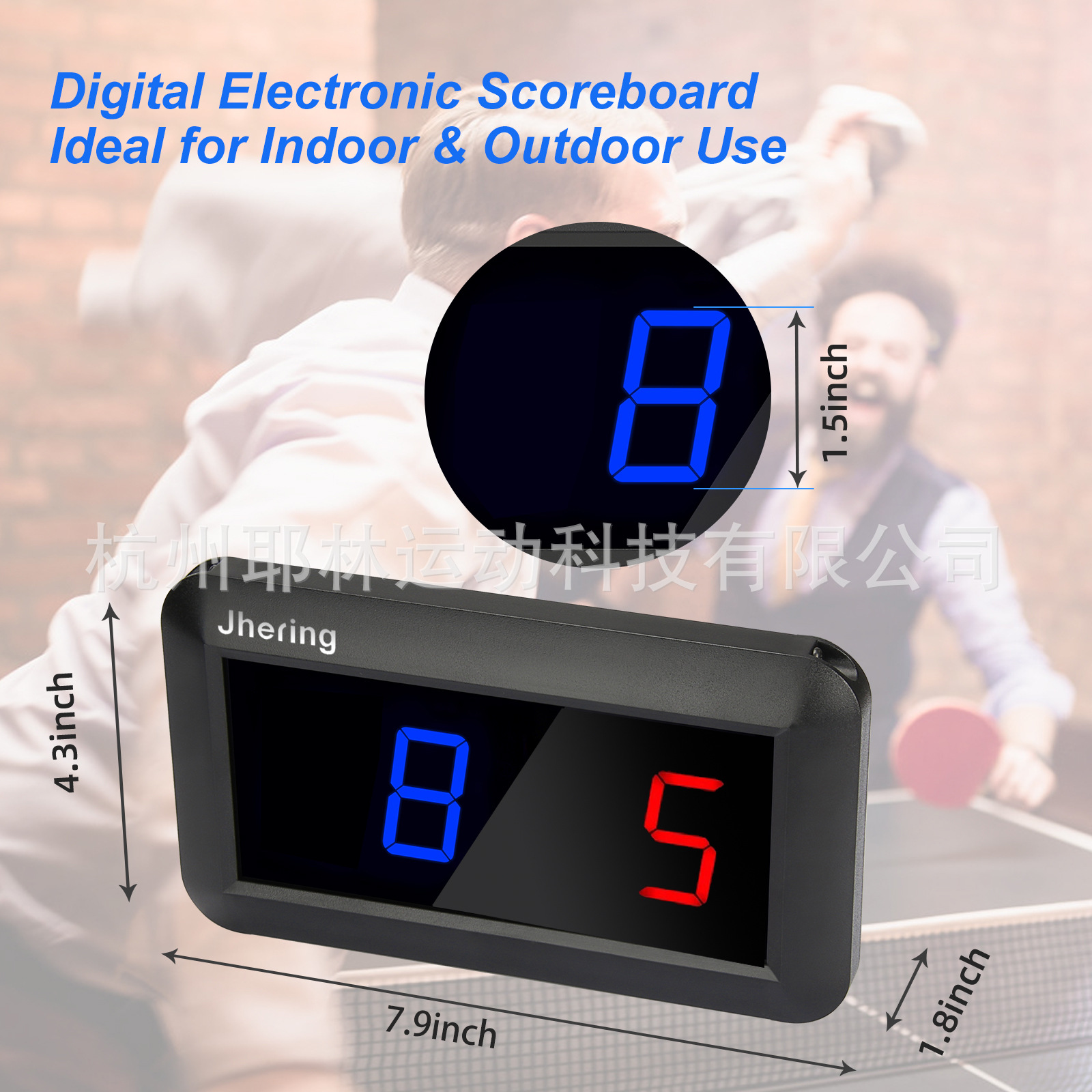 2022 nuevo Tenis de Mesa bádminton pantalla de puntuación electrónica portátil Juego de Pelota Dispositivo de puntuación