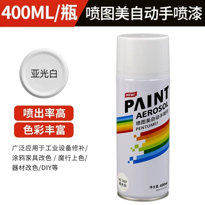 Avtomobil boyası: Paint Hand Spray Paint Paint - self-spray-paint-400ml-340g-100-7-matte-white-400mlbottle