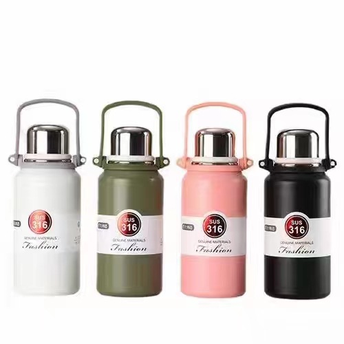 Pastoral Solid Color Stainless Steel Thermos Cup 1 Piece display picture 3