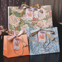 教师节礼品袋送礼包装袋封口礼物袋配丝带现货手提袋纸袋送贺卡