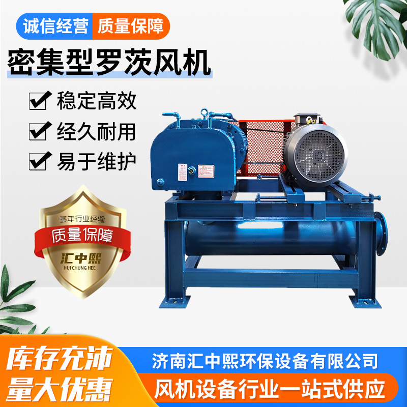 厂家直供密集型罗茨风机HZXSR-150型曝气增氧用鼓风机变频节能