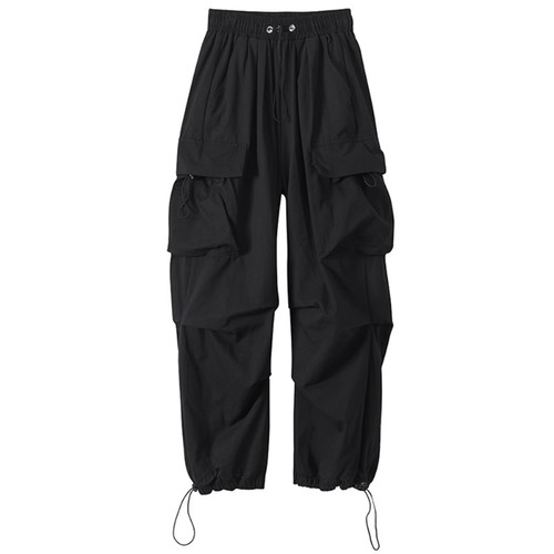 Women's Black Work Pants Jazz Dance Loose Slim Straight Leg Sport Pants Stylish Fashion Casual Straight Leg Bootcut Pants