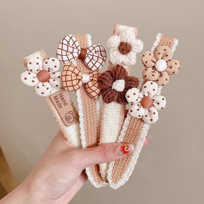 Niños pestañas pegatinas para el cabello acabado artefacto brazo para el cabello bebé velcro correa para el cabello niñas arco tarjeta para el cabello toque