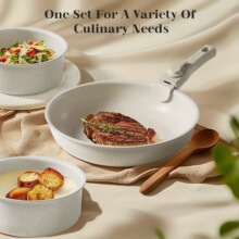 C 71151 Detachable Handle Non-Stick Pan Set ���ò�ճ����װ