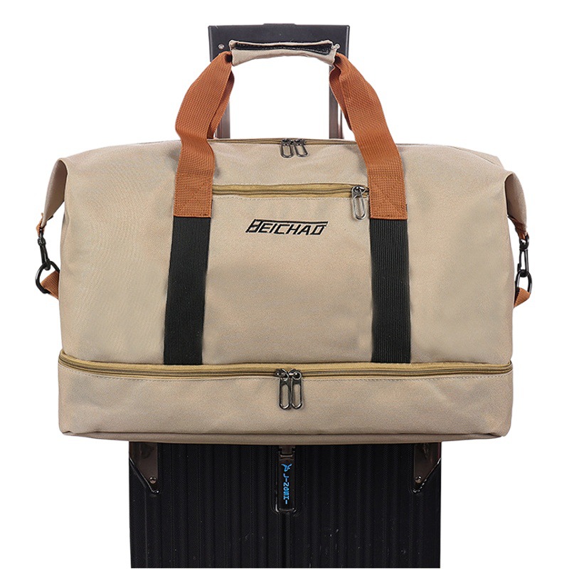 Bolsa de viaje portátil de gran capacidad de natación bolsa de equipaje de almacenamiento impermeable corta distancia bolsa de viaje ligero