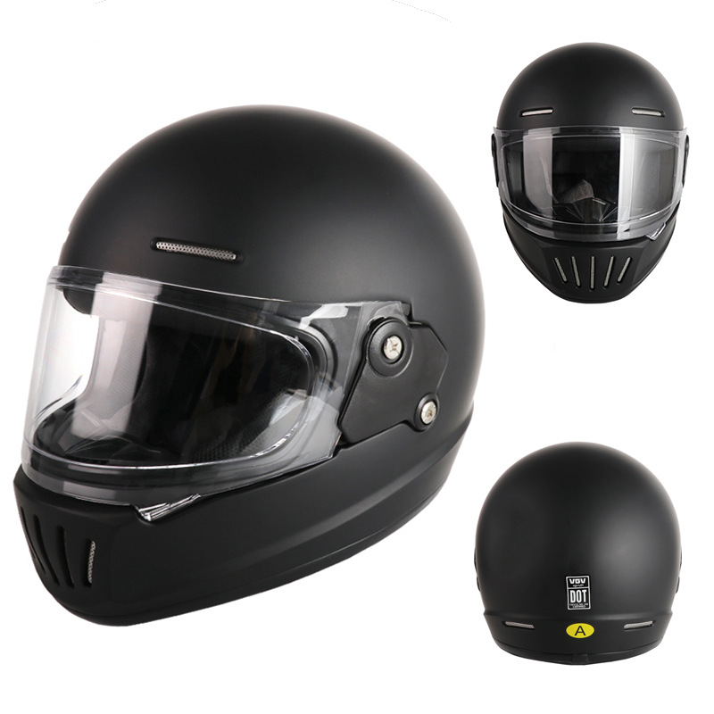 [En stock] 3C retro nuevo estándar nacional VGV coche eléctrico casco de motocicleta mujer DOT casco completo para hombres y mujeres