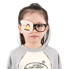 子供漫画立体単一メガネカバー大人弱視矯正術後マスク視力トレーニング遠視斜視アイカバー