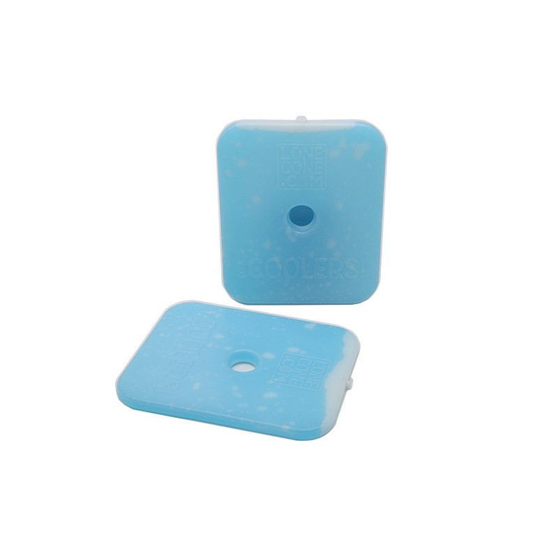 Jisi fábrica de cajas de hielo al por mayor en stock placa recta preservación en frío caja de hielo de almacenamiento en frío caja de hielo azul