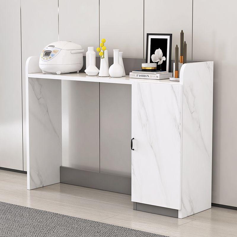 Imitación de montaña de nieve blanca + gris 93cm gabinete