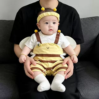 婴儿衣服夏薄款宝宝连体衣爬爬服夏季新款小月龄婴幼儿外出服超萌