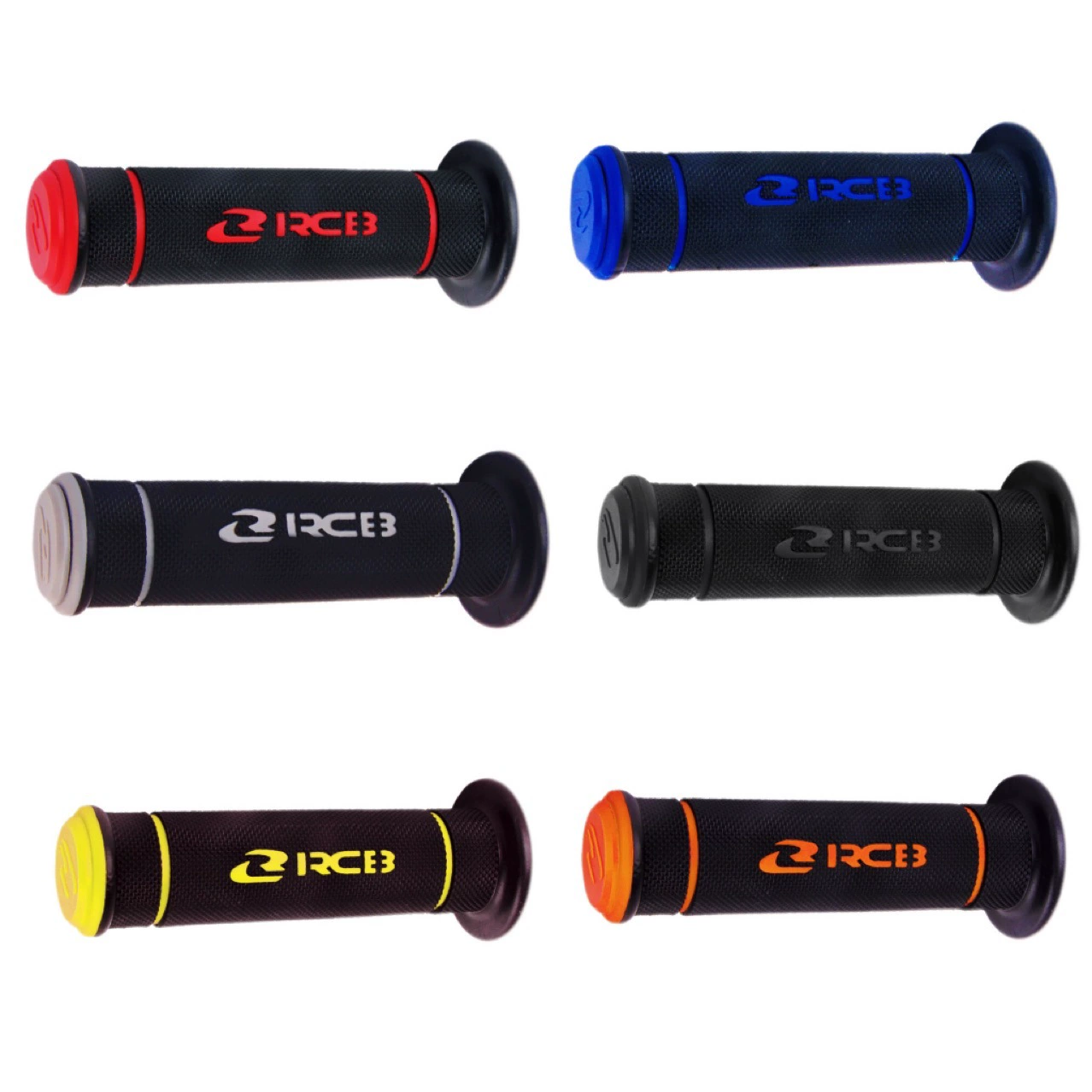 Мотоциклетные модифицированные рукоятки руля, универсальные противоскользящие резиновые рукоятки RCB