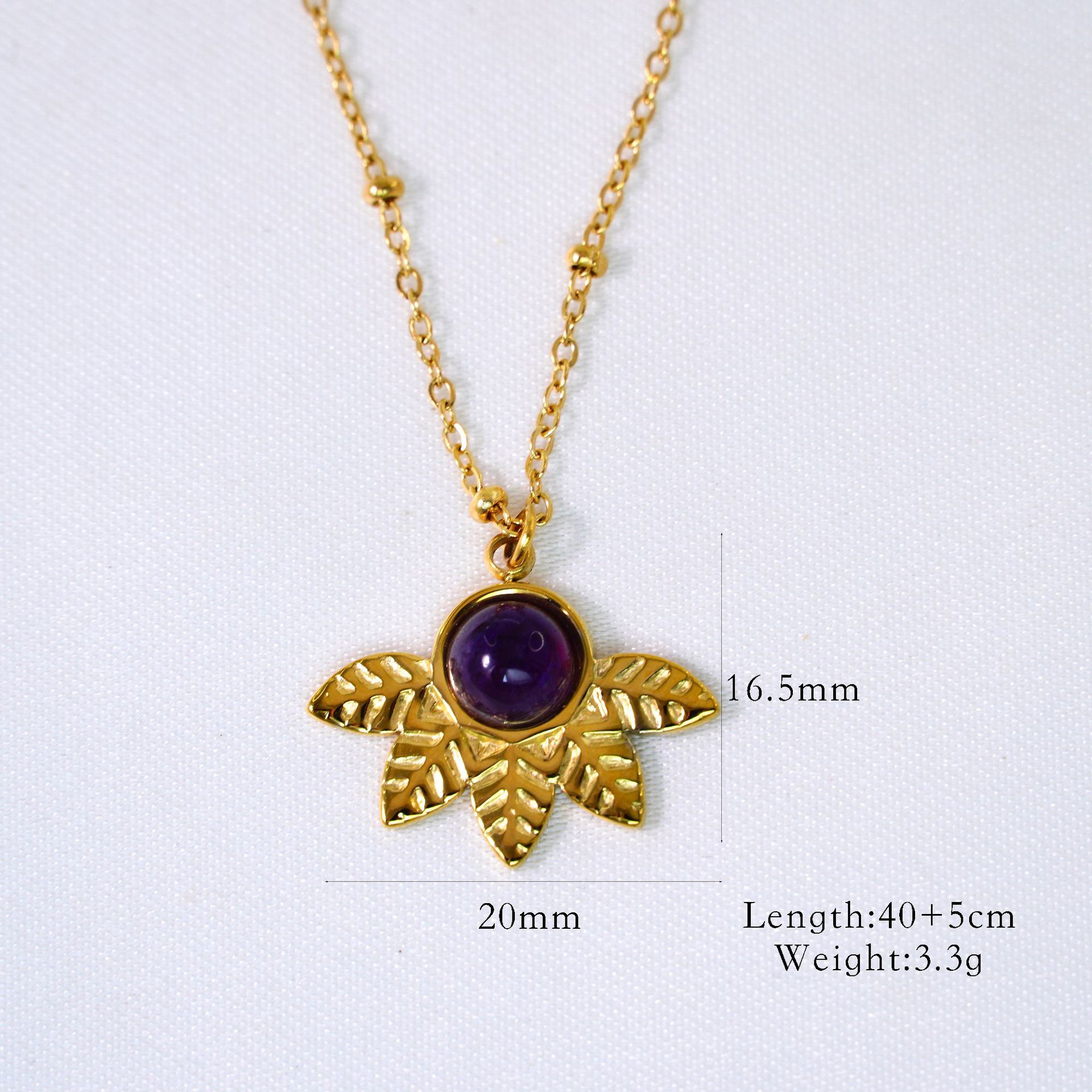 8g Weight Titanium Steel Pendant Material Natural Stone Inlay Material Pendant Necklace Classification Titanium Steel Chain Material 1 Piece Quantity Banquet, Street Occasion Titanium Steel Material Geometric Pattern Women's Gender Plating Design Casual, Elegant, Streetwear Style Casual Elegant Streetwear Geometric Natural Stone Titanium Steel Wholesale Pendant Necklace 9