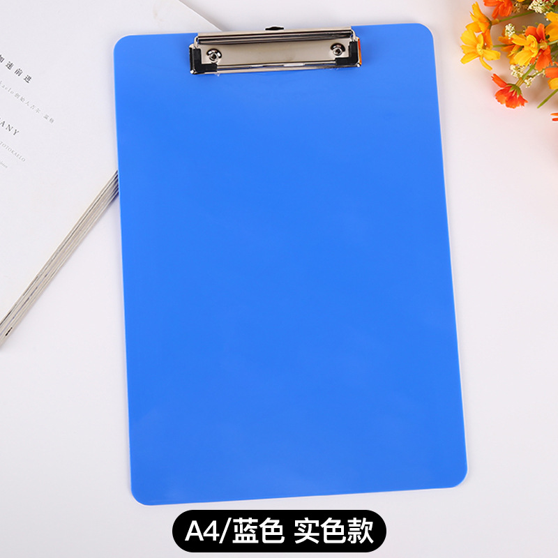 Portapapeles de Oficina, Bloc de Notas A4, Portapapeles de Plástico con Regla, Se Puede Colgar, Clip Plano Transparente para Almacenamiento