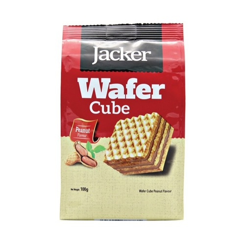 Malaysia Imported Snacks, Jacke Jack Square Wafer Cookies Best Selling, Snack Wholesale 100g