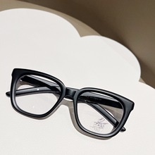 新款大框防蓝光电脑平光镜 时尚潮流方形眼镜框TR90近视眼镜架女