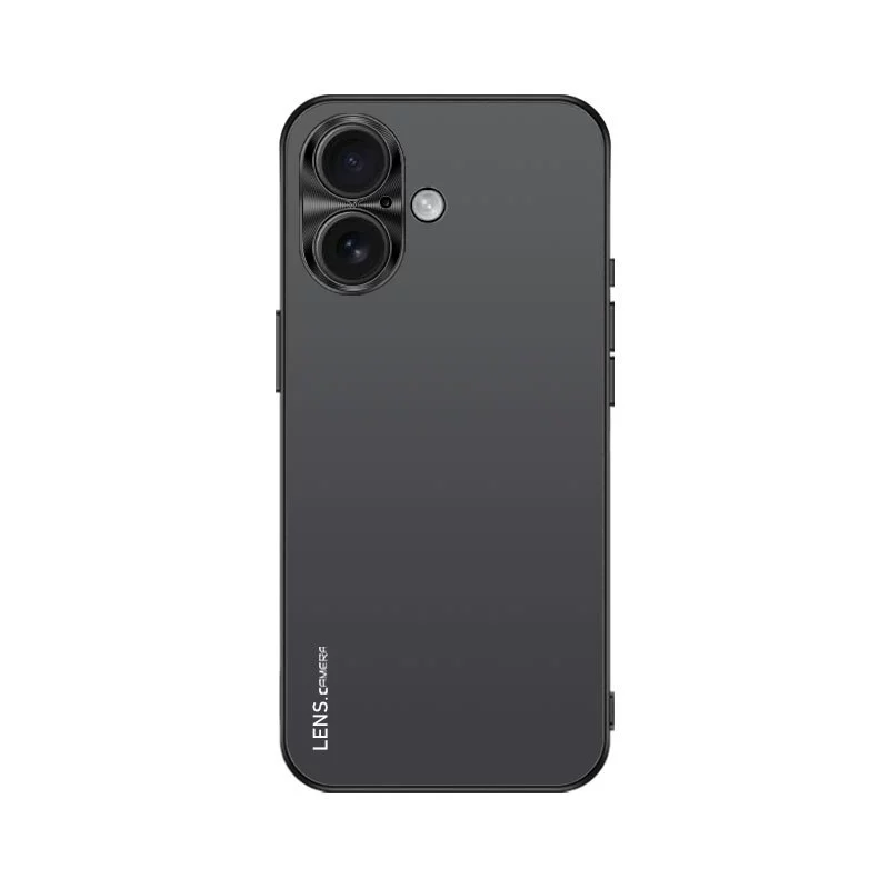 Защитный чехол для iPhone 16 совместимый, чехол для телефона iPhone 16, металлическая линза, матовый iPhone16 Pro, защитный чехол, 16promax