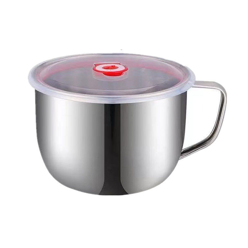 Taza de comida rápida de acero inoxidable Taza de comida rápida de almuerzo de estudiantes Taza de fideos con tapa Taza de fideos instantáneos Taza de comida rápida portátil Taza de comida rápida