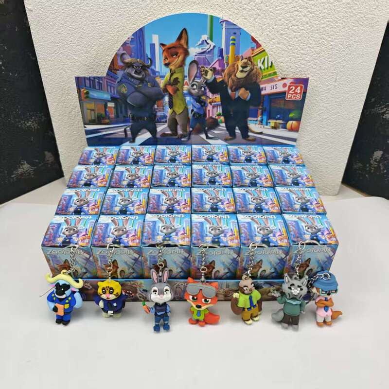 New Trendy Blind Box Zootopia 2 Plush Keychain Blind Box Pendant