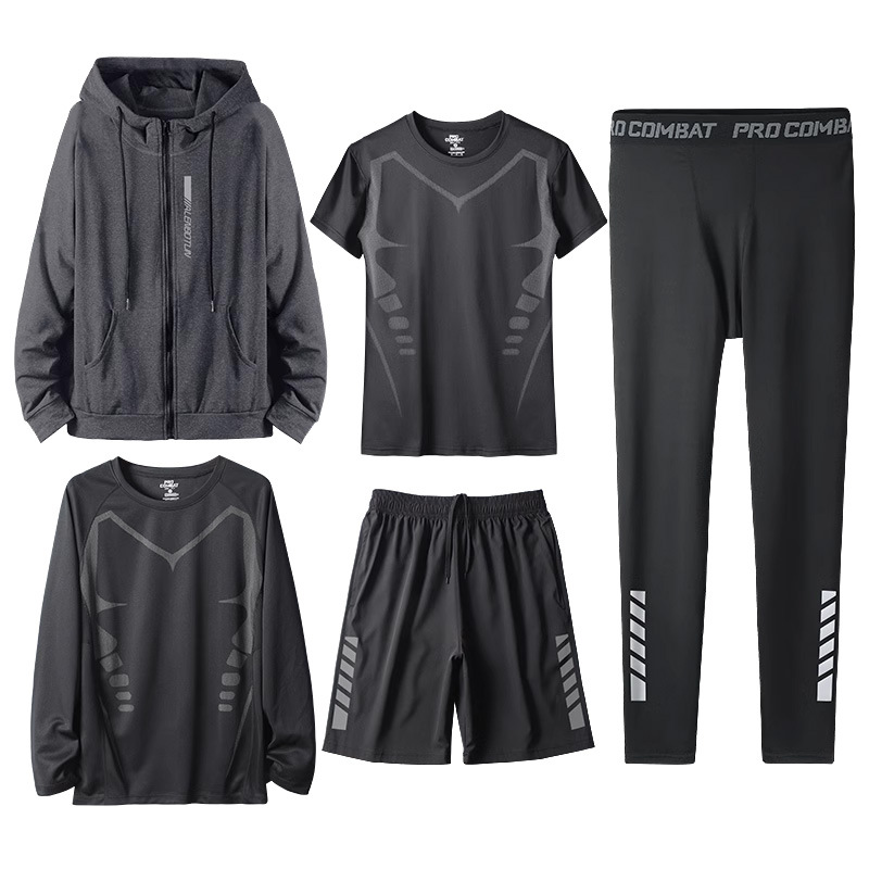 Ropa de fitness para hombres de verano helado rápido secado juego deportivo camiseta de manga larga equipo de carrera carrera de la mañana sala de entrenamiento de ciclismo