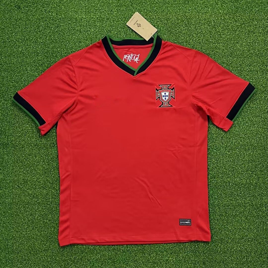 Camiseta de la Copa de Europa 2025 equipo nacional México Alemania Portugal Brasil España impresión tailandesa camiseta de fútbol