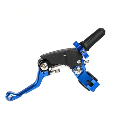 Ktm Huayang T4 Boswell – Motorcycle Handle Cover - blue-clutch-lever