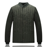 秋冬新款男士羽绒棉内胆加厚宽松内外穿棒球服棉袄中老年棉服外套