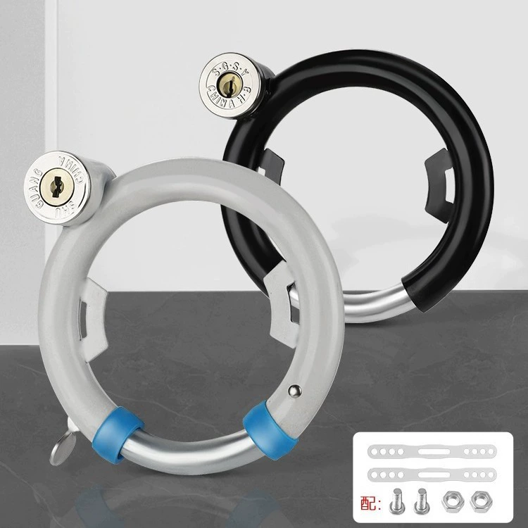 Велосипедный замок Противоугонный толстый замок горный велосипед электромобиль аккумулятор автомобильный замок круглый замок аксессуары для велосипедных замков оптом