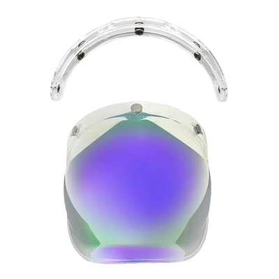 Dəbilqə (Kaska) aksesuarları | Bubble Mirror, Multi-Color Windproof - revo-aurora-purple-transparent-stand