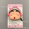 Fuchsia headphones, pendant