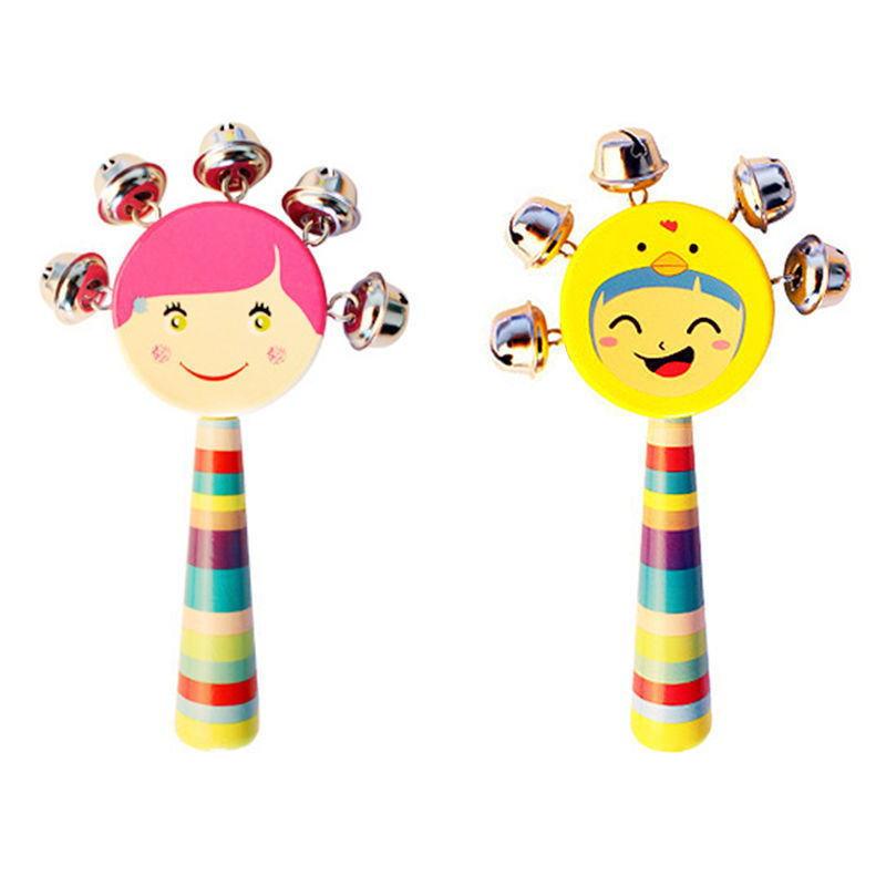 Two smiley face rattles (colors random)