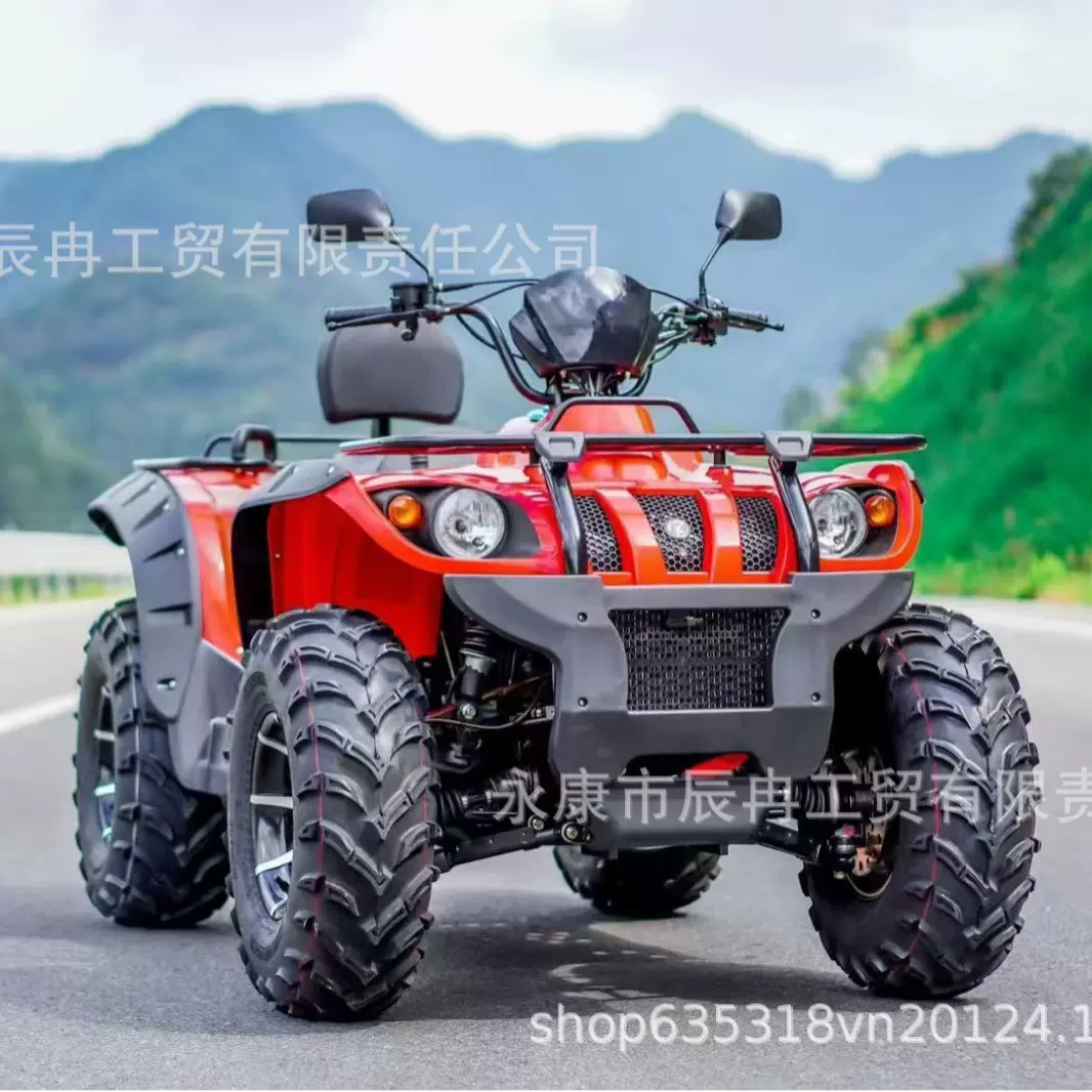 跨境4x4ATV500cc沙滩车四驱电喷户外越野车成人全地形山地四驱车