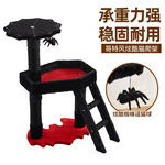 外贸批发哥特风猫爬猫窝猫树一体太空舱家用猫爬架子大猫专用跨境